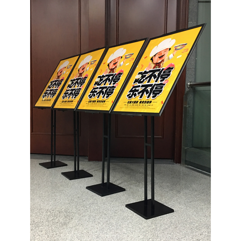 金色鋁合金畫框廣告展示架 兼具美觀與穩(wěn)固的絕佳選擇